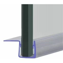 Shower Seal For Screens, Doors Or Panels | Fits 4, 5 Or 6mm Glass | For When There Is No Gap | SEAL107 (80cm)