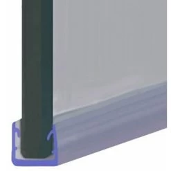 Shower Seal For Screens, Doors Or Panels | Fits 4, 5 Or 6mm Glass | For When There Is No Gap | SEAL024 (80cm)