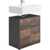 FMD Bathroom Sink Cabinet With 2 Doors Matera Old Style Dark