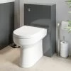Modern Bathroom Toilet Unit Concealed Cistern WC BTW Soft Close Seat Grey 500mm 2 Modern Bathroom Toilet Unit Concealed Cistern WC BTW Soft Close Seat Grey 500mm -Comfort Bathroom Store 30930464 1