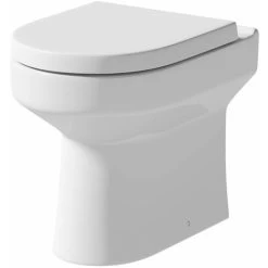 Modern Bathroom Toilet Unit Concealed Cistern WC BTW Soft Close Seat Grey 500mm 11 Modern Bathroom Toilet Unit Concealed Cistern WC BTW Soft Close Seat Grey 500mm -Comfort Bathroom Store 30930464 5