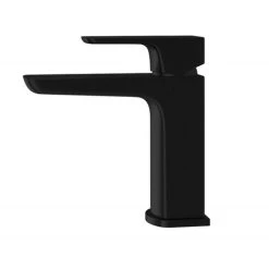 Astra Modern Matte Black Basin Mono Mixer Tap + Waste -Comfort Bathroom Store 31127270 4