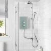 Mira Azora Dual Head Electric Shower 9.8kW Power Glass Clearscale 1.1634.156 -Comfort Bathroom Store 31599564 1