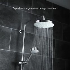 Mira Azora Dual Head Electric Shower 9.8kW Power Glass Clearscale 1.1634.156 -Comfort Bathroom Store 31599564 3