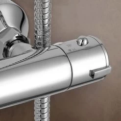 Fawley Round Thermostatic Exposed Twin Head Mixer Shower Set -Comfort Bathroom Store 32281957 5