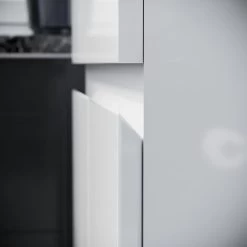 Hardie 600mm 2 Drawer White Wall Hung Vanity Cabinet And Basin Sink Unit -Comfort Bathroom Store 32282101 4