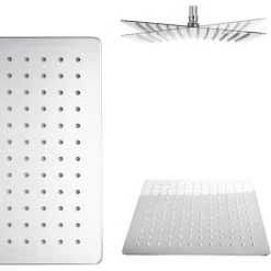 Orta Square Concealed Thermostatic Mixer Valve Hand Held 300mm Shower Head Set -Comfort Bathroom Store 32300284 2