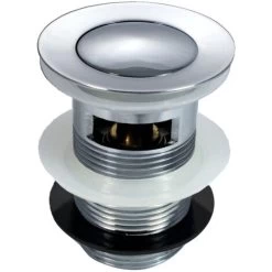 Stratford Traditional Single Pair Of Cross Head Hot And Cold Basin Taps + Waste -Comfort Bathroom Store 32300545 3