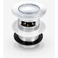 Stratford Traditional Single Pair Of Cross Head Hot And Cold Basin Taps + Waste -Comfort Bathroom Store 32300545 4