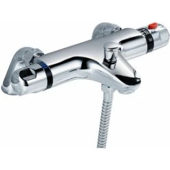 Winstead Square Thermostatic Bath Mixer Shower Riser Rail Kit -Comfort Bathroom Store 32300939 4