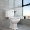 Traditional Toilet Close Coupled Ceramic Pan Cloakroom Soft Close Seat Bathroom 2 Traditional Toilet Close Coupled Ceramic Pan Cloakroom Soft Close Seat Bathroom -Comfort Bathroom Store 32323376 1