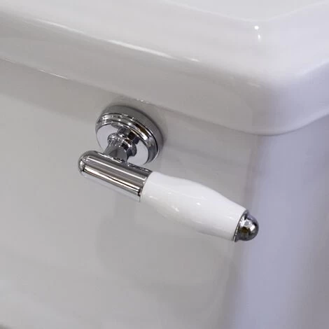 Traditional Toilet Close Coupled Ceramic Pan Cloakroom Soft Close Seat Bathroom 5 Traditional Toilet Close Coupled Ceramic Pan Cloakroom Soft Close Seat Bathroom - Image 3