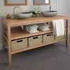 Arruda 132cm Free-Standing Under Sink Storage Unit By Bloomsbury Market