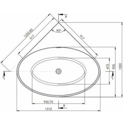 Corner Modern Freestanding Bath Double Ended Overflow Waste White Acrylic Luxury -Comfort Bathroom Store 33177407 5