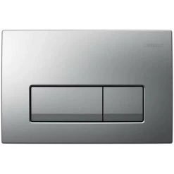 Geberit Duofix 1.12m WC Toilet Frame Delta Cistern & DELTA51 Matt Chrome Flush -Comfort Bathroom Store 33300696 3