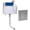 Roper Rhodes Torrent Concealed Dual Flush WC Toilet Cistern +Square Chrome Plate -Comfort Bathroom Store 33300706 1
