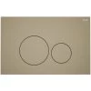 RAK Ecofix Round Dual Flush Plates - Matt Cappuccino -Comfort Bathroom Store 33629190 1