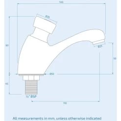 Inome Twin Basin Taps Chrome -Comfort Bathroom Store 33765399 3