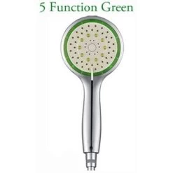 Eco Water Saving Showerhead - Green 5 Setting -Comfort Bathroom Store 33982343 2
