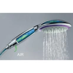 Eco Water Saving Showerhead - Green 5 Setting -Comfort Bathroom Store 33982343 5