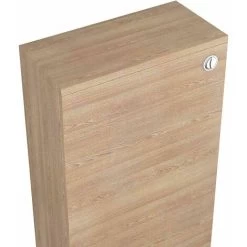 NRG 500mm Bathroom Toilet Back To Wall Unit With Concealed Cistern Furniture Units Light Oak -Comfort Bathroom Store 34185212 5