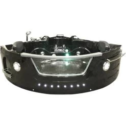 SIMBA WHIRLPOOL BATH CHROMOTHERAPY Model "BARRACUDA" 150 X 150 Cm