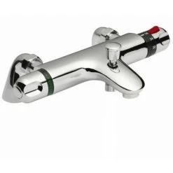 Modern Deck Mounted Chrome Thermostatic Bath Shower Mixer Tap -Comfort Bathroom Store 34525744 3