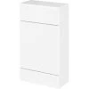 Hudson Reed Fusion Compact WC Unit With Coloured Worktop 500mm Wide - Gloss White -Comfort Bathroom Store 34706572 1