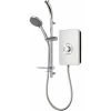 Triton Aspirante Enhance Electric Shower 9.5kW Brushed Steel 5 Spray Head Modern -Comfort Bathroom Store 34762000 1