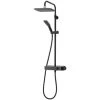 Triton Thermostatic Mixer Bar Shower Twin Head Adjustable Riser Rail Black 1 Triton Thermostatic Mixer Bar Shower Twin Head Adjustable Riser Rail Black -Comfort Bathroom Store 34762002 1