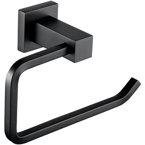 Square Toilet Paper Roll Holder Matte Black 3 Square Toilet Paper Roll Holder Matte Black