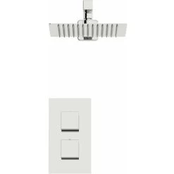 Orchard Derwent Thermostatic Square Concealed Shower Valve And Head Set -Comfort Bathroom Store 35001322 4