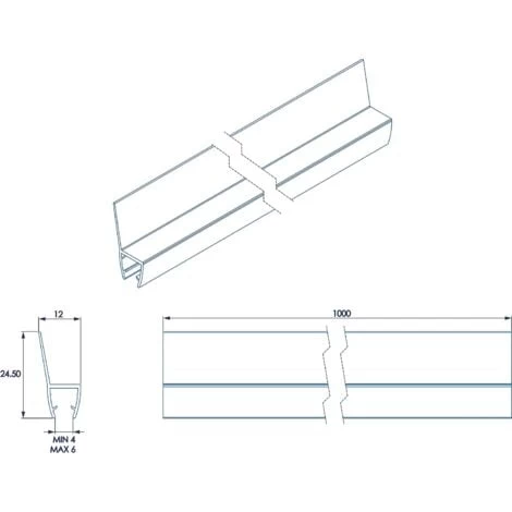 Croydex Rigid Seal Kits - Wiper 6 Croydex Rigid Seal Kits - Wiper - Image 4