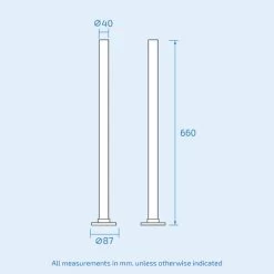 Blossom Modern Bathroom Design Freestanding Chrome Bath Filler Tap -Comfort Bathroom Store 35337810 5