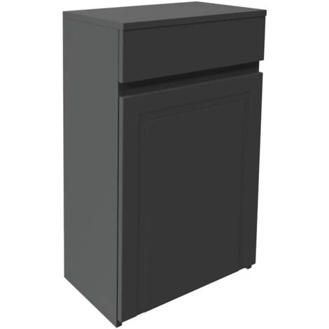 Orbit Classica Traditional Back To Wall WC Unit 500mm Wide - Charcoal Grey 3 Orbit Classica Traditional Back To Wall WC Unit 500mm Wide - Charcoal Grey