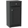 Orbit Classica Traditional Side Cabinet 400mm Wide 1-Drawer And 1-Door - Charcoal Grey 1 Orbit Classica Traditional Side Cabinet 400mm Wide 1-Drawer And 1-Door - Charcoal Grey -Comfort Bathroom Store 35454428 1