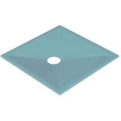 AKW Tuff Form Wet Room Former 1200mm X 1200mm With GW90 Low Depth Gravity Waste For Vinyl Floor