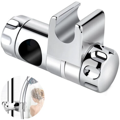 Shower Head Holder, Shower Head Slider, Slider Holder, Shower Holder For Shower Rod Adjustable For 25mm Shower Head Holder 3 Shower Head Holder, Shower Head Slider, Slider Holder, Shower Holder For Shower Rod Adjustable For 25mm Shower Head Holder
