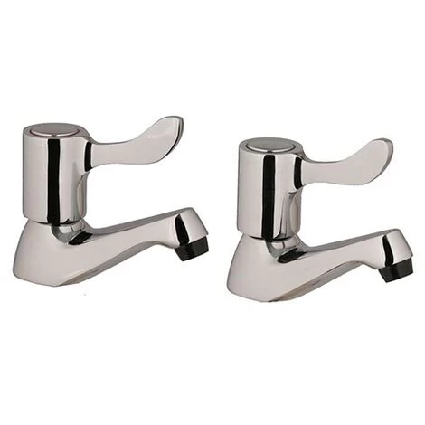 Pro Tap Lever Bath Pillar Taps 298626CP Chrome Plated 3 Pro Tap Lever Bath Pillar Taps 298626CP Chrome Plated