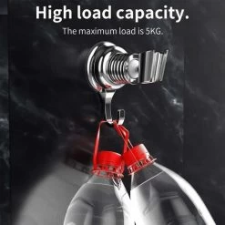 LangRay Shower Bracket, Shower Head Holder Suction Cup Large Adsorbability 360 ° Rotatable Wall Adjustment With Hook -Comfort Bathroom Store 36914298 3
