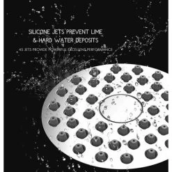 LangRay High Pressure Shower Head Shower Head 2.5 GPM Shower Heads, Adjustable Brass Shower Head Ball Head, Air Bubble Pressure, Shower Head -Comfort Bathroom Store 36914303 5