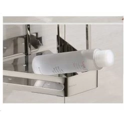 Corner Bathroom Shower Shelf 304 Stainless Steel Polishing Treatment Triangular Bathroom Shelf Silver 2 Piece Shelves -Comfort Bathroom Store 37826219 4