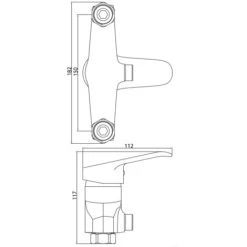 Shower Mixer TESSA Chrome SCHÜTTE 9 Shower Mixer TESSA Chrome SCHÜTTE -Comfort Bathroom Store 38742933 4