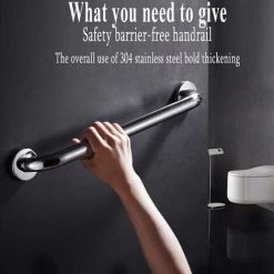 Bathroom Grab Bars Bathroom Bathtub Handle Stainless Steel Senior Bathtub Handle Shower Handle Handrail Safety Bars For Seniors SOEKAVIA -Comfort Bathroom Store 38919552 4