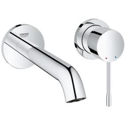 Grohe Essence Single Lever Basin Mixer Facade 2 Holes Size M Chrome (19408001)