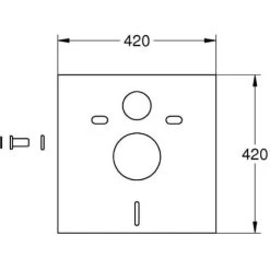 Grohe Sound Insulation Set (37131000) 5 Grohe Sound Insulation Set (37131000) -Comfort Bathroom Store 39021510 2