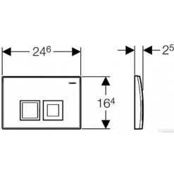 Geberit Toilet Set Solid UP100 + Serel SM10 Bowl + Softclose Seat + Chrome Flush Plate (39186GEB2) -Comfort Bathroom Store 39021540 5