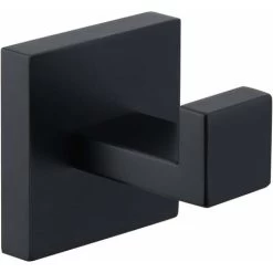 Towel Hook Matte Black, SUS304 Stainless Steel Coat Robe Hook, Hand Towel Holder, Modern Industrial Style Bathroom Wall Hook