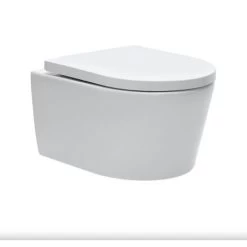 Villeroy & Boch Toilet Set Frame + Swiss Aqua Technologies Rimless Toilet + Chrome Flush Plate (ViConnectSATrimless-1) 10 Villeroy & Boch Toilet Set Frame + Swiss Aqua Technologies Rimless Toilet + Chrome Flush Plate (ViConnectSATrimless-1) -Comfort Bathroom Store 39644834 4
