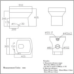 BTW Square Toilet Back To Wall Ceramic Pan Cloakroom Soft Close Seat Bathroom WC Modern -Comfort Bathroom Store 39664842 3